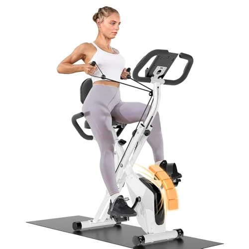 Zeitlich begrenztes Angebot: Dskeuzeew Hometrainer Fahrrad Klappbar Ergometer Heimtrainer für Zuhause LCD Display Platzsparendes Heimtrainer mit Integriertes Widerstandsband Belastbarkeit 150KG von 110.49 € auf 110.49 € (0.0% Rabatt)