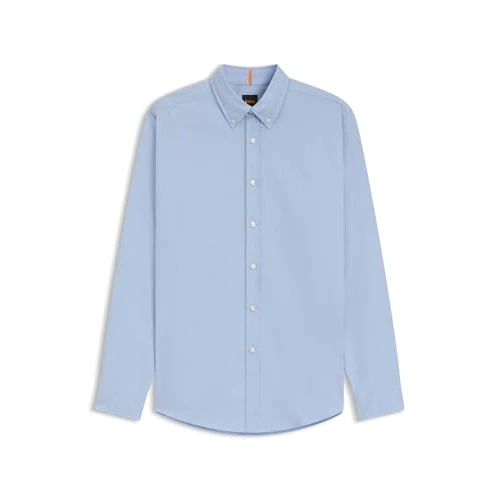 BOSS Męska koszula Rickert_M, Open Blue460, L, Open Blue460, L