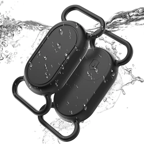 Supporto per collare per cani (2 pezzi) per Galaxy Smarttag2, custodia impermeabile in silicone per animali domestici, anti-smarrimento, resistente ai graffi, accessorio per Samsung Galaxy Smart tag2