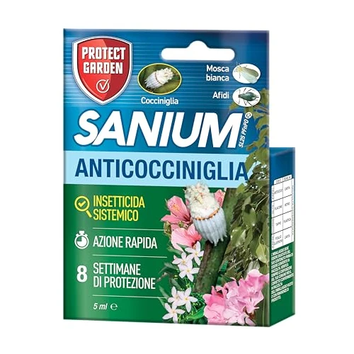 Offerta a tempo: PROTECT GARDEN Sanium SL 25 Anticocciniglia PFnPO, Insetticida Sistemico Concentrato. — 8% da 8,70 € a 7,97 €