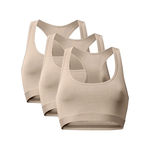 Oferta limitada: DANISH ENDURANCE Sujetador de Algodón Orgánico, Ropa Interior Mujer Suave Beige S de 46.95 € a 46.95 € (ahorro 0.00%)