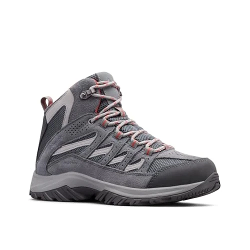 Offerta a tempo: Columbia Crestwood Mid Wp, Scarponi da trekking ed escursionismo impermeabili a vita media Donna, Graphite Daredevil, 36 EU - 43% da 100.00 € a 56.57 €