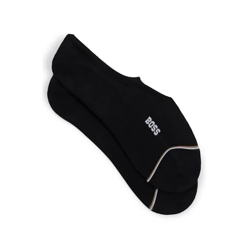 BOSS 2P LC Iconic CC Chaussettes Invisibles, Black, 40-46 Men