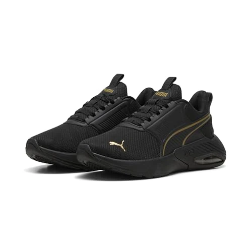Puma X-Cell NOVA FS, Unisex Straßen-Laufschuh, Puma Black-Gold,