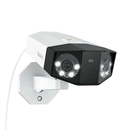 Offerta a tempo: Reolink 16MP Poe Telecamera Esterno, Doppio Obiettivo per Vista Panoramica a 180° — 25% da 199,99 € a 149,99 €