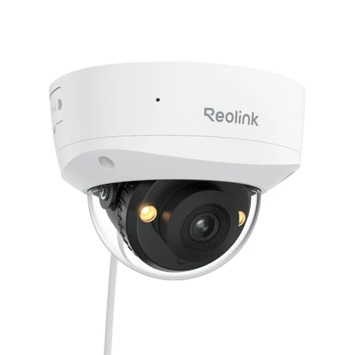 Offerta a tempo: Reolink 4K Telecamera Esterno PoE, IK10 Antivandalo, Visione Notturna a Colori, Rilevamento di Uomo/Veicolo/Animale, Audio Bidirezionale, Angolo Ampio 125°, Supporta Scheda microSD, NON PTZ, RLC-840A - 5% da 99.99 € a 94.99 €