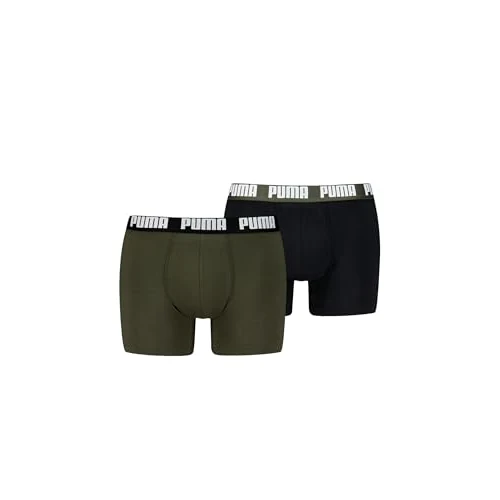 Limited offer: PUMA Boxer Trunk Boxershorts Men Herren Everyday Unterhose Pant Unterwäsche 2er Pack, Farbe:Black/Grey Melange, Bekleidungsgröße:M from 21.49 EUR to 21.49 EUR (save 0%)