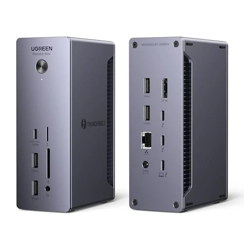 Offerta a tempo: UGREEN Revodok Max 213 Docking Station Thunderbolt 4 Doppio Display - 38% da 399.99 € a 246.99 €