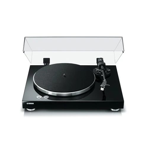 Yamaha TT-S303 Hi-Fi Belt-Drive Turntable for Vinyls, Built-In Pre-Amp, Switchable Phono and Line Output, in Black