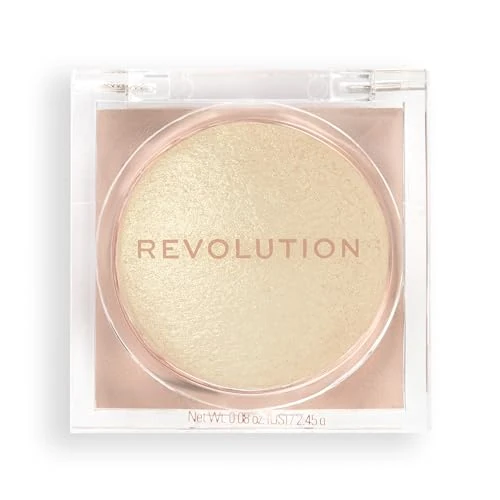 Offre limitée : Makeup Revolution Beam Bright Highlighter, All Over Face Glow, Powder To Liquid Formula, 5 Different Shades, Golden Gal de 6.99 € à 6.00 € (14% de remise)