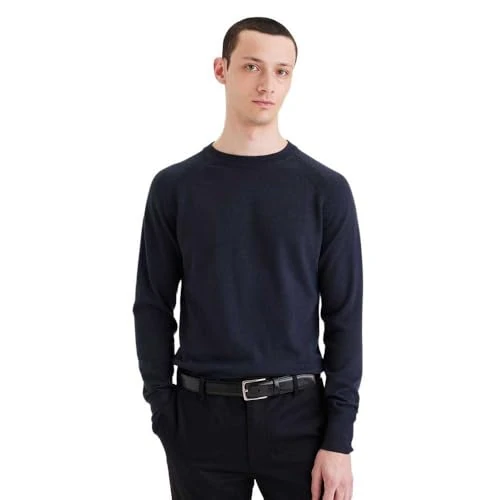 Offerta a tempo: Dockers Maglione da Uomo con Scollo Rotondo, Blazer Blu Marine, XX-Large - 53% da 99.95 € a 46.99 €