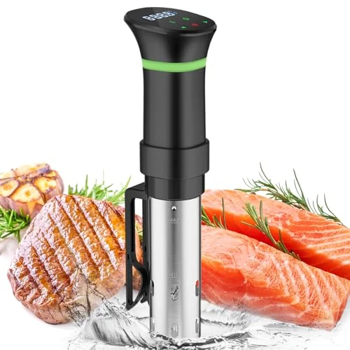 Vpcok Direct Sous Vide Stick, Black, Stainless Steel, 2L, 1000W, Touch Control