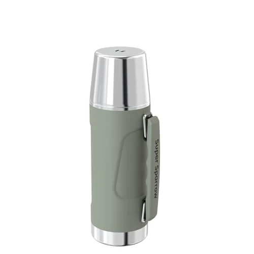 Offerta a tempo: Super Sparrow Borraccia Termica - 750ml - Bottiglia Termica in Acciaio Inox - Borracce Senza BPA - Mantiene Calde 12 Ore o Fredde per 24 Ore - A Prova di Perdite Tappo Funge Anche da Tazza - 0.00% da 16.76 € a 16.76 €