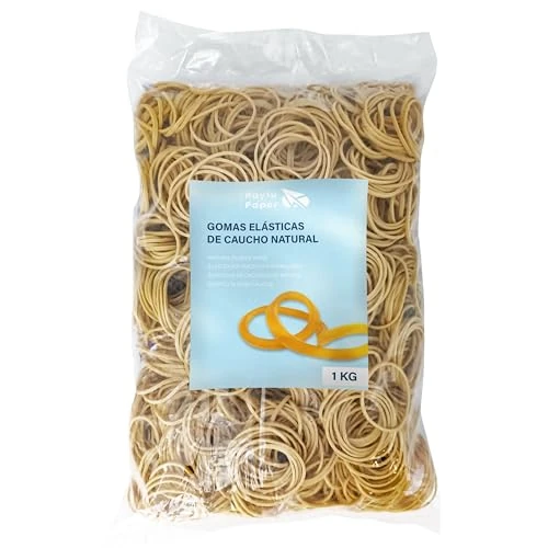 Oferta limitowana: RAYLU PAPER - 100% naturalne gumowe elastyczne gumki, odporne na wielokrotnego użytku papeterię do biura i domu (100 Ø x 10 mm, 1000g) z 91.27 zł na 91.27 zł (oszczędź 0.00%)
