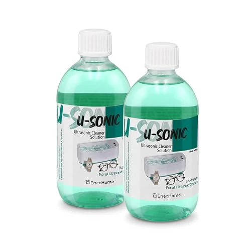 Oferta limitada: ErrecHome 2xU-Sonic, Limpiador Concentrado para Equipos Ultrasónicos para Limpieza Intensiva y Delicada de Joyas, Gafas, Ortodoncia, Pequeños Accesorios, Componentes Mecánicos, 500 ml de 14.64 € a 14.64 € (ahorro 0.0%)