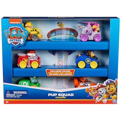 Oferta limitada: Paw Patrol Patrulla Canina - Pack 6 Coches para Niños Pup Squad Racers | Patrulla Canina Juguetes | Coche Juguete | Juguetes Niños 3 Años O Más | Regalo Niño 3 Años O Más de 29.99 € a 29.99 € (ahorro 0.00%)