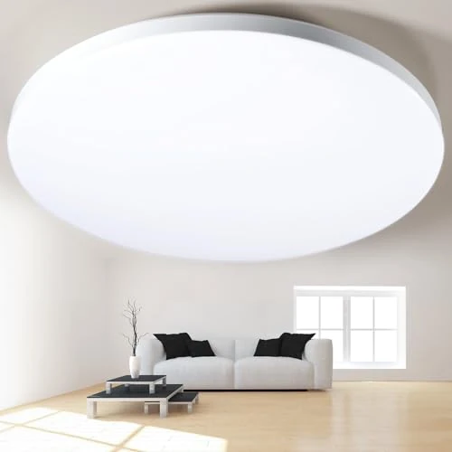 Offerta a tempo: Plafoniera LED Soffitto, 32W Lampada da Soffitto 6500K, Plafoniere LED a Soffitto 1400LM, Lampadari Moderni per Soggiorno Camera da Letto Bagno Cucina Balcone, Ø30CM - 46% da 14.96 € a 8.03 €