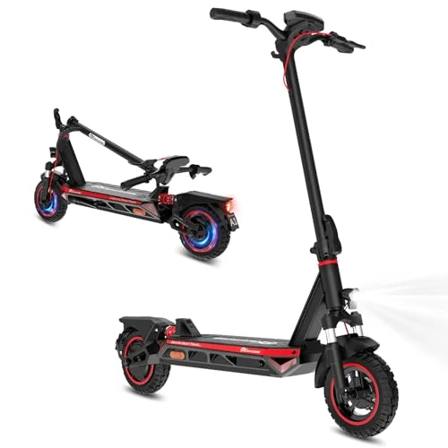 Offerta a tempo: EVERCROSS A1 Monopattino Elettrico per Adulti da 500W, Controllo App per Monopattino Elettrico Pieghevole da 10", Autonomia 48V 13Ah 50 km,3 modalità di velocità - 14% da 549.99 € a 474.99 €