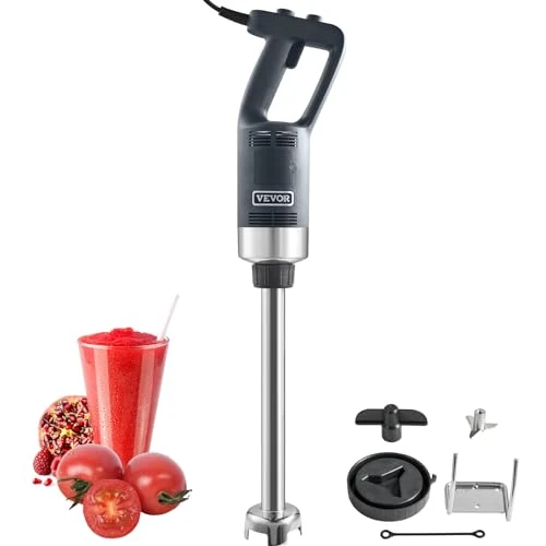Offre limitée : VEVOR Mixeur Plongeant 750 W Mélangeur à Main Immersion Commercial Robuste 755 mm Vitesse Variable Lame en Acier Inoxydable 304 Mixeur Portable Polyvalent pour Soupe Smoothie Purée Aliments pour Bébés de 149.90 € à 142.90 € (5% de remise)