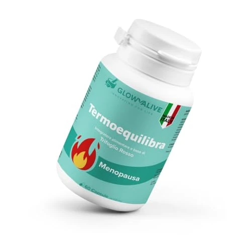 Offerta a tempo: Glowalive Agnocasto Integratore Menopausa Donna con Trifoglio Rosso Garcinia Cambogia Isoflavoni Kudzu Controllo Vampate di Calore Umore Rilassamento Coadiuvante Diete 60 Capsule Made in Italy - 23% da 12.99 € a 9.99 €