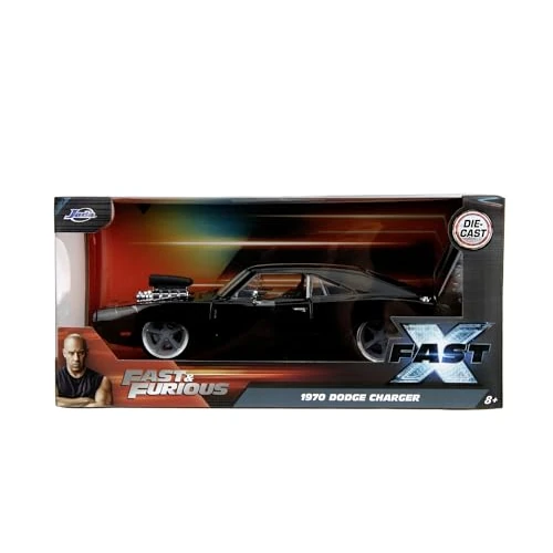 Offerta a tempo: Jada Toys Fast and Furious - Modellino auto Dodge Charger R/T 1970 (nero) — 21% da 37,04 € a 29,25 €