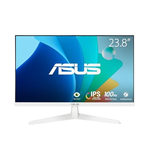 ASUS VY249HF-W - LED-Monitor - Gaming - 61 cm (24") (23.8" sichtbar) - 1920 x 1080 Full HD (1080p) @ 100 Hz - IPS - 250 cd/m? - 1300:1 - 1 ms - HDMI - wei? (90LM06A4-B03A70)