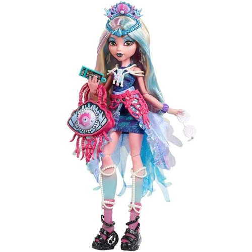 Offerta a tempo: Monster High - Lagoona Blue Monster Fest, bambola con outfit glamour e accessori a — 23% da 34,99 € a 26,99 €