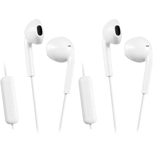 Limited offer: JVC HA-F17M-W-E In-Ear Earbuds Compact & Comfort with 1 Button Remote Control, Sweat Resistant (IPX2), 1.0 m Cable - White (Pack of 2) from 19.98 EUR to 11.80 EUR (save 41%)