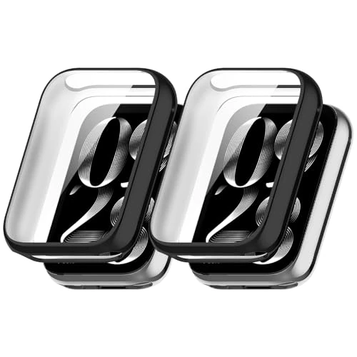 Oferta limitada: Niboow Funda [2-Piezas] para Xiaomi Smart Band 8 Pro (Xiaomi Mi Band 8 Pro), con Protector de Pantalla, TPU antirrayas Protectora para Xiaomi Smart Band 8 Pro (Mi Band 8 Pro) - Negro + Negro de 6.99 EUR a 5.94 EUR (ahorro 15%)