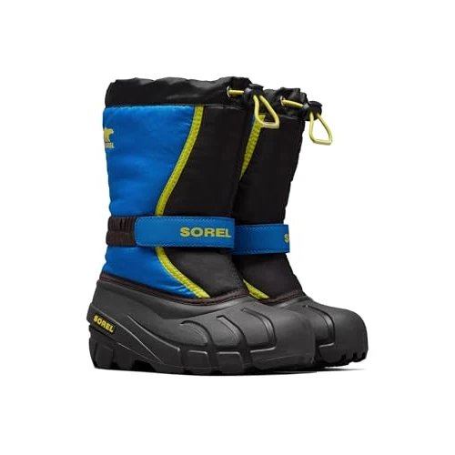 Limited offer: SOREL Children's Flurry Boot - Black, Super Blue - 6 from 70.00 EUR to 70.00 EUR (save 0%)