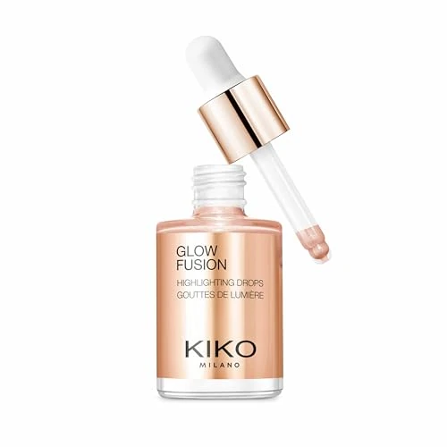 Limitiertes Angebot: KIKO Milano Glow Fusion Highlighting Drops 02, Flüssiger Highlighter Für Das Gesicht Mit Metallic-Finish von 11.99 EUR auf 8.39 EUR (Spare 30%)