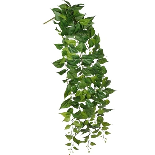 Briful Plantas artificiales colgantes plantas artificiales colgantes planta decorativa plantas verdes para decoración del hogar de cuatro paredes