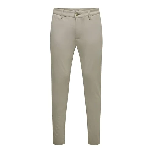Offre limitée : ONLY & SONS Homme Onsmark Slim Gw 0209 Noos Pantalon Chino, Kaki Vintage., 33W / 32L EU de 24.05 € à 22.85 € (5% de remise)