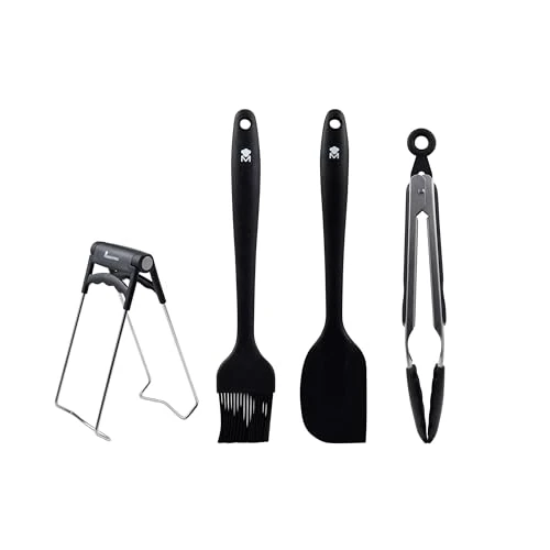 MasterPRO Set of 4 Kitchen Tools Silicone Foodies Collection MP