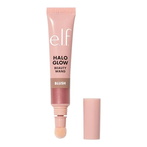 Tijdelijke aanbieding: e.l.f. Halo Glow Blush Beauty Wand, Liquid Blush Wand voor stralende wangen met een blosje, verrijkt met squalaan, veganistisch en dierproefvrij, Pink-Me-Up van 11.00 € naar 7.70 € (30% korting)