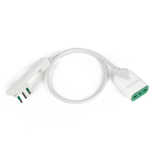 Offerta a tempo: FANTON 92010 Prolunga lineare CLOCK 0,5 m. spina italiana SALVASPAZIO ultrapiatta 2P+T 16A — 33% da 12,10 € a 8,14 €