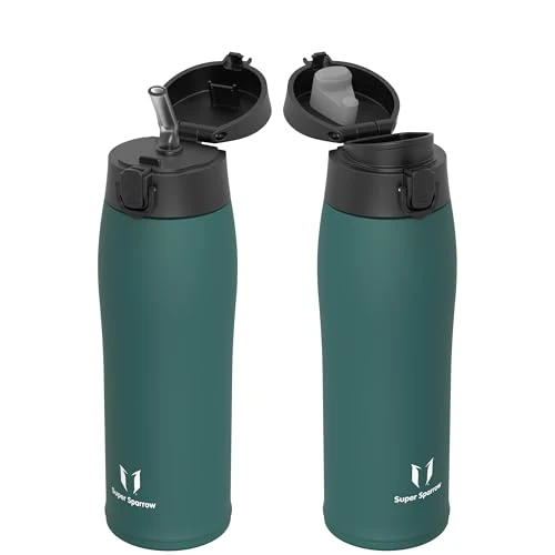 Offerta a tempo: Sparrow Borraccia Termica 750ml - Bottiglia Termica - 2 Coperchi - 5% da 17.95 € a 17.05 €
