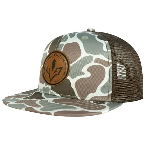 Limitiertes Angebot: Bassdash Flache Trucker Cap Verstellbar Snapback Cap Baseballkappen Mesh Rückseite für Herren Damen Angeln Jagd von 21.98 EUR auf 21.98 EUR (Spare 0%)