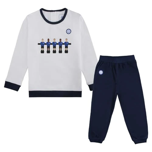 Inter - Camiseta de manga larga para bebé, unisex de 0 a 24 meses, 100% algodón