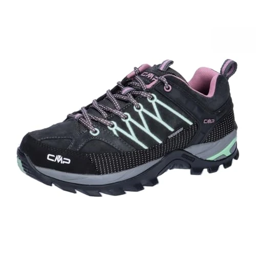 CMP Womens Rigel Low Wmn Trekking Shoes Wp, Piombo-Orchidea UK 3