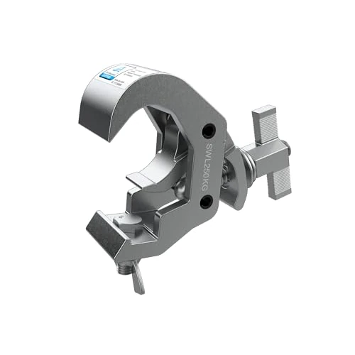 Offerta a tempo: Audibax ACP-4058250S - Morsetto per Truss con Diametro 40-58 mm - Gancio per Traliccio Luci con un Carico Massimo di 250 kg - Morsetto per Luci da Palco - Morsetto per il Fissaggio di Testa Mobile - 14% da 14.99 € a 12.89 €