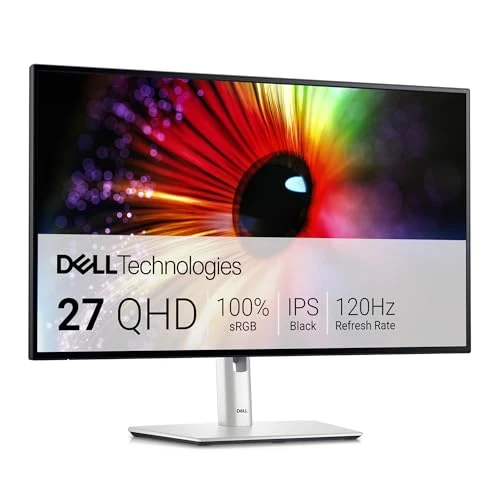 Offerta a tempo: Dell U2724D UltraSharp 27" QHD (2560x1440) Monitor, 120Hz, IPS Black, 5ms, 98% DCI-P3, 2x USB-C, 2x DisplayPort, HDMI, 3x USB, 3 Anni di Garanzia, Argento - 17% da 412.80 € a 340.59 €