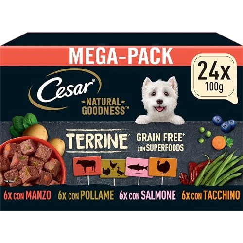 Limited-time offer: CESAR Natural Goodness Mixed Selection in Loaf 24x100g from 24.19 £ to 24.19 £ (save 0.00%)