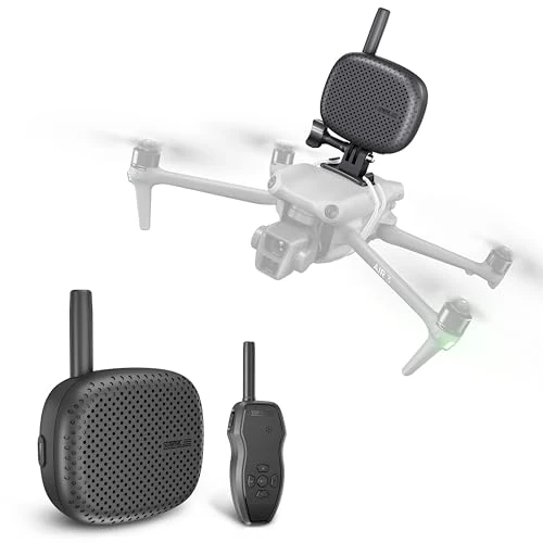 Offerta a tempo: STARTRC Drone Speaker Megafono in tempo reale Microfono portatile a lungo raggio senza rumore per DJI Air Series/Mavic 3 Series/Mavic 2/Avata Series/Holy Stone Drone - 20% da 36.99 € a 29.59 €
