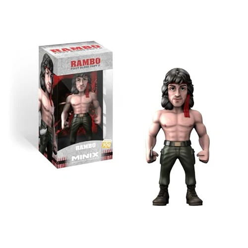 Oferta limitada: MINIX - Figura de Rambo con Bandana - Rambo - Coleccionables de 12 cm para Exhibición, Idea de Regalo para Niños Y Adultos, Fans de TV & Cine - MN14576 de 15.90 € a 14.99 € (ahorro 6%)