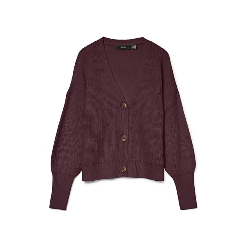 VERO MODA Vmlea Ls V-Neck Cuff Cardigan Noos, Degustacja wina, S