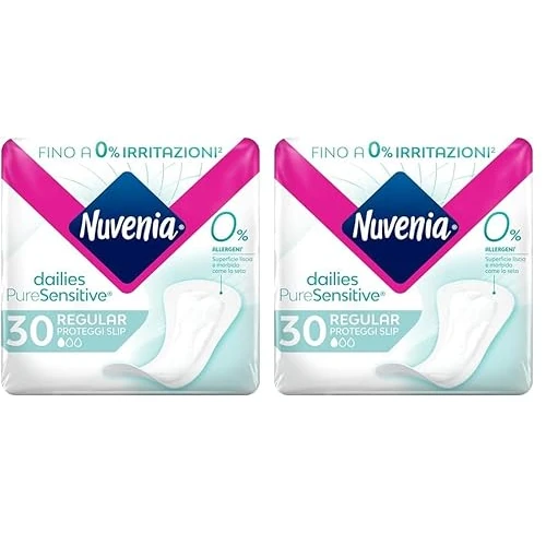 Offerta a tempo: Nuvenia, Proteggi Slip Regular Pure Sensitive — 26% da 4,58 € a 3,38 €
