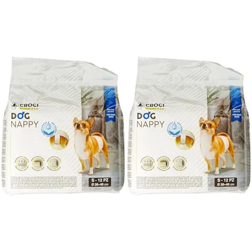 Offerta a tempo: Croci Dog Nappy - Fascia Assorbente per cani maschi, taglia S — 29% da 23,98 € a 16,98 €