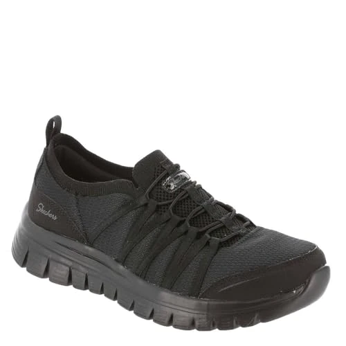 Zeitlich begrenztes Angebot: Skechers Damen Graceful - Soft Soul Sneaker, Schwarz, 6 von 64.95 € auf 41.45 € (36% Rabatt)