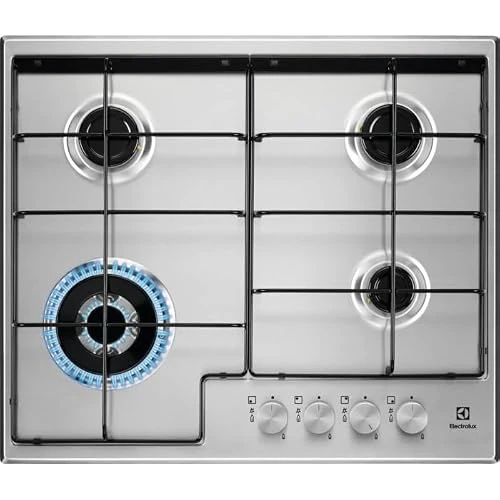 Offerta a tempo: Electrolux EGS6434X Piano Cottura a Gas 60 cm 4 Fuochi Acciaio Inox Ghisa - 52% da 349.99 € a 169.09 €